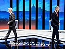 Andrej Babi a Petr Pavel v debat na televizi Prima. (25. ledna 2023)