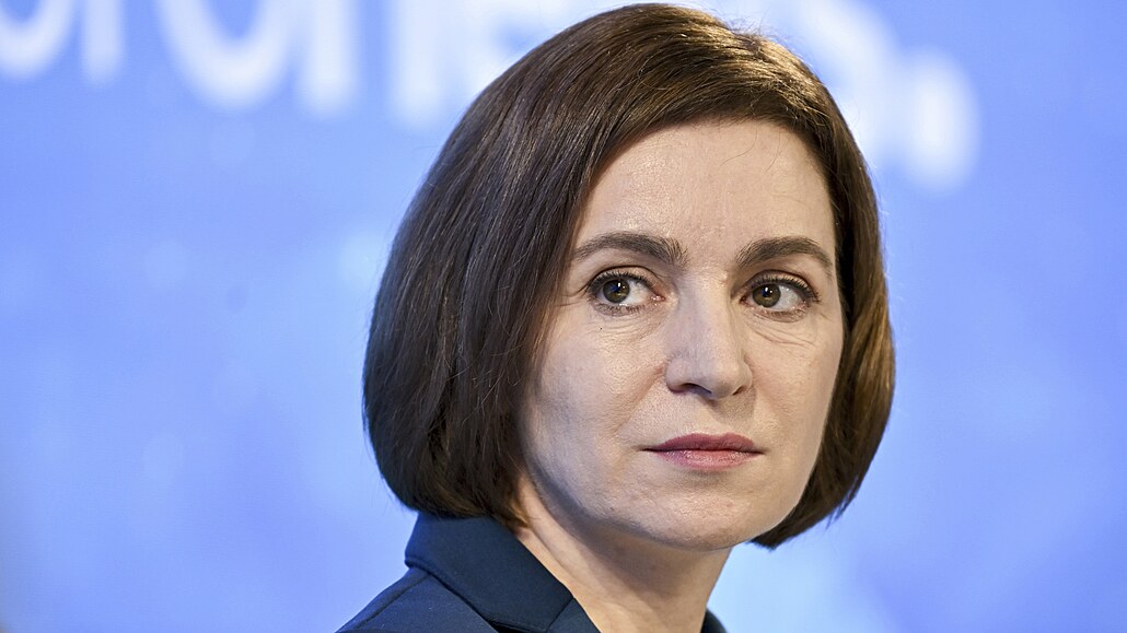 Moldavská prezidentka Maia Sanduová na Svtovém ekonomickém fóru v Davosu (17....