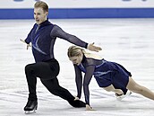 Taneční pár Natálie a Filip Taschlerovi na mistrovství Evropy