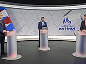 Petr Pavel a Andrej Babiš v debatě na TV Nova. (26.1.2023)