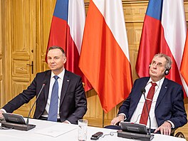 Prezidenti Andrzej Duda a Milo Zeman v Náchod.
