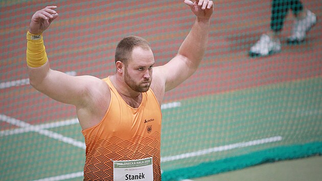 Koula� Tom� Stan�k na m�tinku Jabloneck� hala
