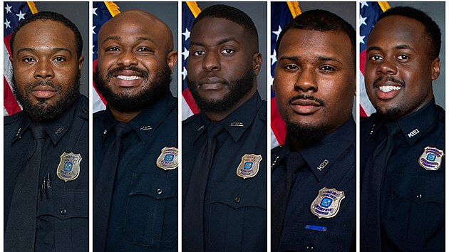 „Bělošská nadvláda“. Pět mužů z elitní policejní jednotky, kteří umlátili muže v Memphisu.