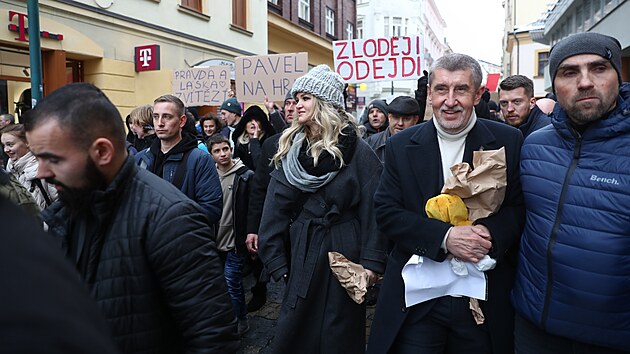 Šéf hnutí ANO Andrej Babiš navštívil Jablonec nad Nisou. (20. ledna 2023)