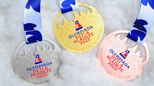 Medaile pro dtsk olympioniky 2023.