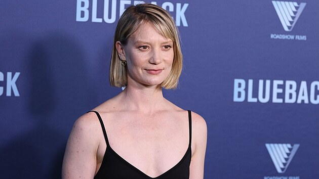 Mia Wasikowska na premie australskho filmu Blueback (Sydney, 6. prosince 2022)