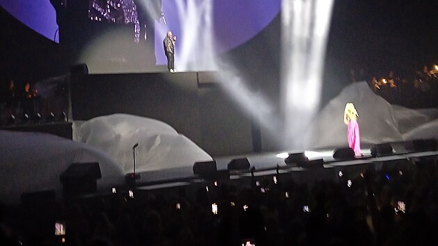 Záběr z koncertu Dara Rolins „50“ - Největší koncert v životě