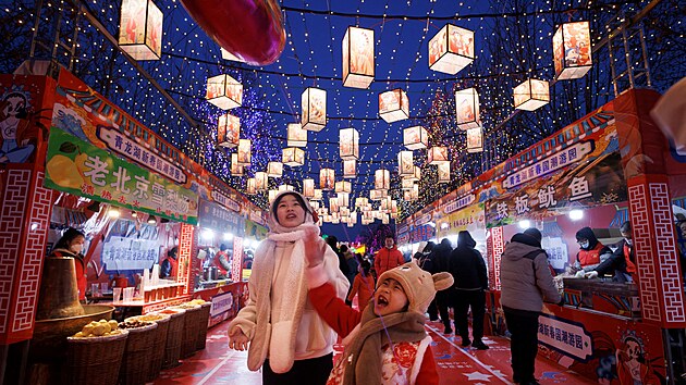 Lunární Nový rok v Pekingu v ín (21. ledna 2023)