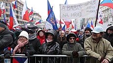 Protivládní demonstrace na Václavském námstí (21. ledna 2023)