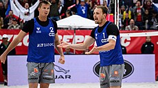 Ond�ej Peru�i� (vpravo) a David Schweiner.