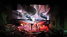 Z koncertního představení Cornucopia zpěvačky  Björk