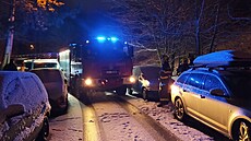 Hasii a stráníci kontrolovali prjezdnost ulic na sídlitích v Ústí nad Labem.