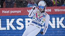 Halvor Egner Granerud se raduje z povedeného pokusu v Bad Mitterndorfu.