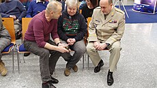 Václav Marhoul, Dana Drábová a generál Ale Kníek na ktu knihy Pod títem...