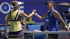 Barbora Krejíková ve tetím kole Australian Open porazila Ukrajinku Anhelinu...
