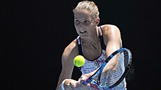 Karolína Plíková v osmifinále Australian Open.