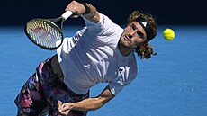 Stefanos Tsitsipas v semifinále Australian Open.