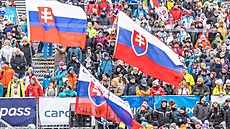 Světový pohár v alspkém lyžování ve Špindlerově Mlýně (28.1.2023).