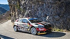 Erik Cais s Petrem Těšínským na Rally Monte Carlo