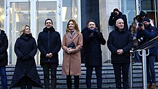 S Pavlem p�i�li Danu�e Nerudová, hejtman Jan Grolich (KDU-�SL), primátorka...