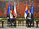 Srbský prezident Aleksandar Vučić se setkal s českým prezidentem Milošem...