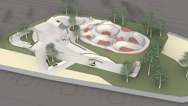 Po��t� se i s modern�m skateparkem.