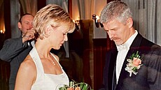 Budoucí prezident České republiky Petr Pavel si manželku Evu vzal v roce 2004...