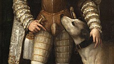 Tizianv portrét Karla V. se psem - a s vypouklým poklopcem