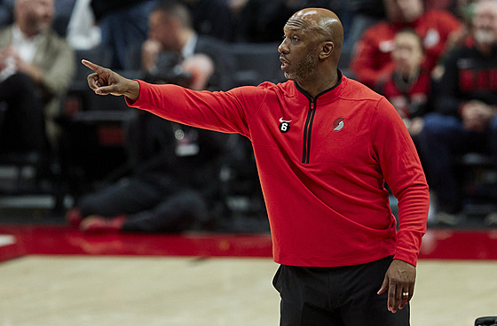 Chauncey Billups jako trenér Portland Trail Blazers