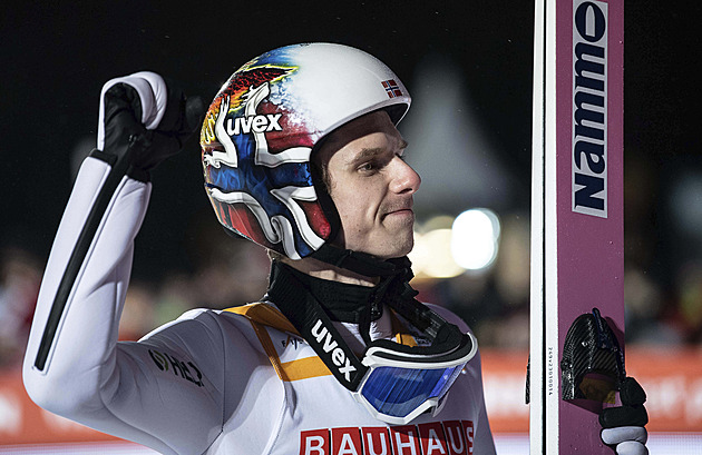 Norský skokan na lyžích Granerud je podruhé vítězem Světového poháru
