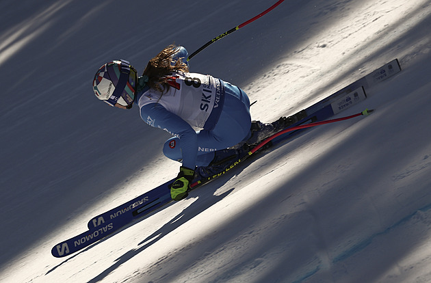 Bassinová je mistryní světa v super-G. Shiffrinová má 12. světovou medaili