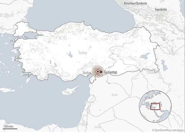 Turecko a Srii zashlo siln zemtesen. (6. nora 2023)