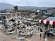 Mnoho domů ve městě Adana bylo při zemětřesení zničeno. (6. února 2023)