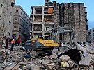 Následky smrtícího zemtesení ve mst Aleppo v severozápadní Sýrii, 50 km...
