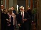 Zvolený prezident Petr Pavel pichází na schzku nejvyích ústavních initel...