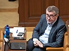 Pedseda ANO Andrej Babi dorazil 7. února na jednání Poslanecké snmovny,...