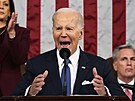 Oste sledovaný projev. Joe Biden se ve svém Poselství o stavu Unie pochválil,...