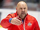 Ladislav Lubina b�hem sv�ho p�edposledn�ho tren�rsk�ho anga�m� v Pardubic�ch,...