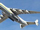 Letadlo Antonov An-225 Mrija ve he Microsoft Flight Simulator