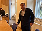 Podnikatel Radek Müller u Okresního soudu v Klatovech. Ten ho ji podruhé...