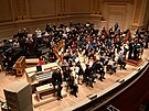 Filharmonie Brno pi generlce v Carnegie Hall.