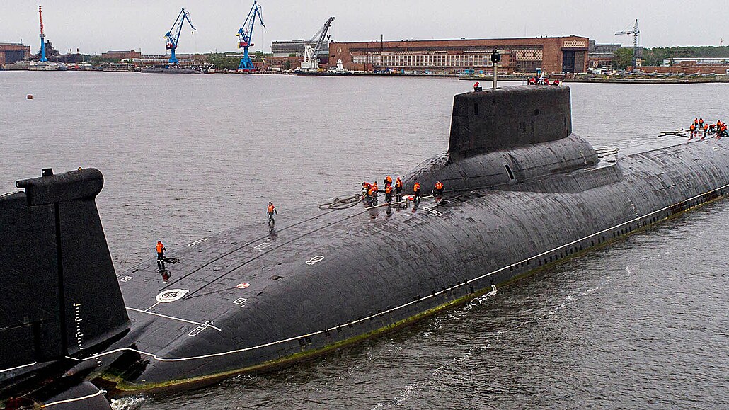 Ruská jaderná ponorka K-329 Belgorod (3. října 2022)