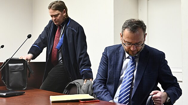 Obvodní soud pro Prahu 1 pokračoval v projednávání kauzy křivé výpovědi bývalého premiéra Petra Nečase. (1. února 2023)