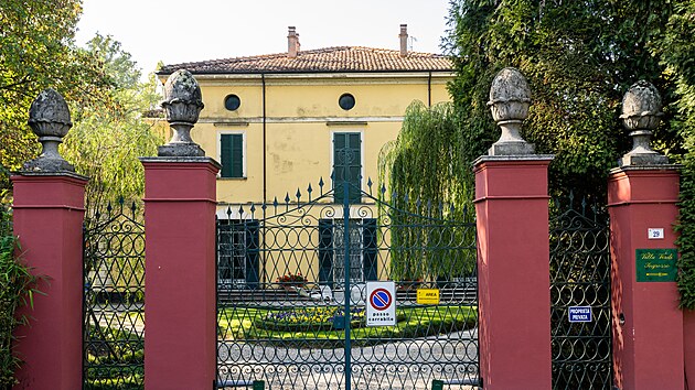 Vila v ní il 50 let hudební skladatel Giuseppe Verdi. (4.íjna 2018)