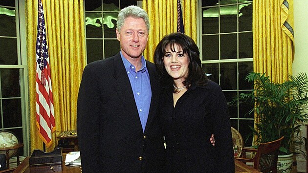 Bill Clinton a Monika Lewinsk v roce 1997