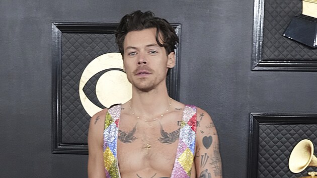 Harry Styles na cench Grammy (Los Angeles, 5. nora 2023)