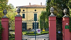 Vila v níž žil 50 let hudební skladatel Giuseppe Verdi. (4.října 2018)