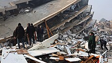 Následky smrtícího zemětřesení v provincii Hatay v Turecku (7. února 2023)