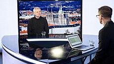 Hostem po�adu Rozst�el je diplomat Petr Kolá�. (2. února 2023)