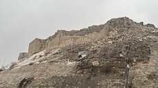 Hrad z 2. století naeho letopotu, který stojí na kopci v tureckém Gaziantepu,...